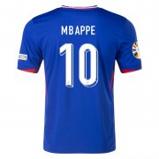 UEFA Euro 2024 France Home Football Shirt Soccer Jersey MBAPPE #10