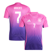 UEFA Euro 2024 Germany Away HAVERTZ #7 Soccer Jersey Football Shirt