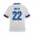 13-14 Inter Milan #22 Milito Away White Soccer Jersey Shirt