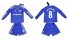 Kids Chelsea 13/14 Home #8 Lampard Long Sleeve Kit(Shirt+shorts)