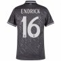 ENDERICK #16 Real Madrid 24/25 Third Grey Shirt