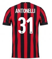 AC Milan Home 2017/18 Antonelli #31 Shirt