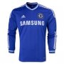 13-14 Chelsea #17 HAZARD Home Long Sleeve Jersey Shirt