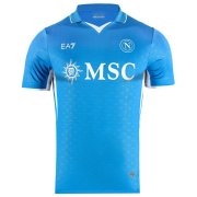 Napoli 24/25 Football Shirt Home Blue Soccer Shirt