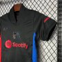 Kids Barcelona 24/25 Away Soccer Kit (Shirt+Shorts)