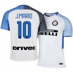 Inter Milan Away 2017/18 #10 Joao Mario Soccer Jersey Shirt