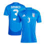 UEFA Euro 2024 Italy Home Shirt DIMARCO #3