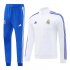 Real Madrid 24/25 White Blue Stripes Jacket