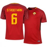 2017/18 Roma Home Kevin Strootman #6 Shirt