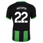 Brighton&Hove Albion 23/24 Away Soccer Jersey Football Shirt MITOMA #22