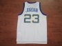 Laney #23 Michael Jordan White Jersey