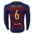 Barcelona LS Home 2015-16 DANI ALVES #6 Soccer Jersey