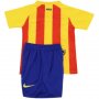 Kids Barcelona 2015-16 Away Soccer Kits(Shirt+Shorts)