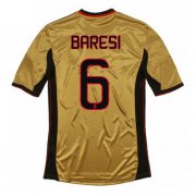 13/14 AC Milan #6 Baresi Third Golden Jersey