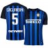 Inter Milan Home 2017/18 #5 Roberto Gagliardini Soccer Jersey Shirt