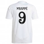 MBAPPE #9 Real Madrid 24/25 Home White Shirt