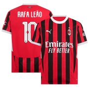 AC Milan 24/25 Home Shirt RAFALEAO #10 - UCL Font