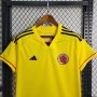 23/24 COLOMBIA HOME YELLOW SOCCER JERSEY FOOTBALL SHIRT