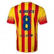 13/14 Barcelona #8 A.INIESTA Away Shirt