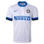 13-14 Inter Milan #23 Ranocchia Away White Soccer Jersey Shirt