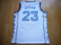 North Carolina Michael Jordan #23 White Jersey