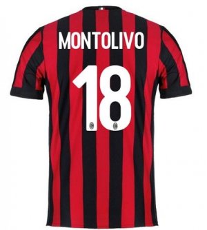 AC Milan Home 2017/18 Montolivo #18 Shirt