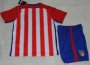 Kids Atletico Madrid 2015-16 Home Soccer Kit(Shirt+Shorts)