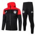 Bayern Munich 20-21 Red&Black Hoodie Training Kit