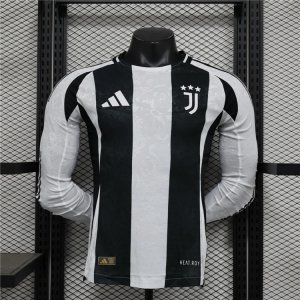 24/25 Juventus Home Long Sleeve Shirt (Authentic Version)