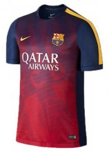 Barcelona 2014-2015 Pre-Match Training Jersey (Navy-Red)