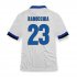 13-14 Inter Milan #23 Ranocchia Away White Soccer Jersey Shirt