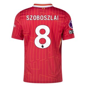 24/25 Liverpool Home Shirt #8 SZOBOSZLA