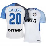 Inter Milan Away 2017/18 #20 Borja Valero Soccer Jersey Shirt