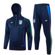 2024 Italy Hoodie Suit - Navy Blue