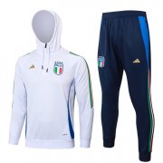 2024 Italy Hoodie Suit - White