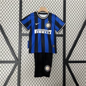 KIDS INTER MILAN 09/10 RETRO HOME KIT(Shirt+Shorts)