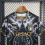 Italy X Versace Football Shirt Black Soccer Jersey