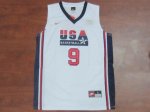 USA 1992 Dream Team #9 Michael Jordan White Jersey