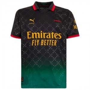 AC Milan X Off-White Shirt 2025 - Black