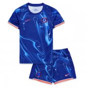 Kids/Youth Chelsea 24/25 Home Blue Football Kits (Shirt+Shorts)