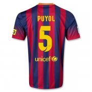 13/14 Barcelona #5 PUYOL Home Shirt