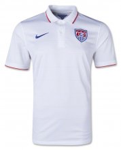 2014 World Cup USA Home White Soccer Jersey