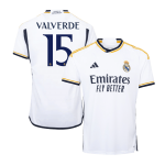 Real Madrid 23/24 Home Soccer Jersey Football Shirt VALVERDE #15