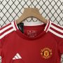 Kids Manchester United 24/25 Home Soccer Kit (Shirt+Shorts)