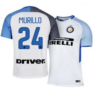 Inter Milan Away 2017/18 #24 Jeison Murillo Soccer Jersey Shirt