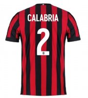 AC Milan Home 2017/18 Calabria #2 Soccer Jersey