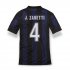 13-14 Inter Milan #4 J.Zanetti Home Soccer Jersey Shirt