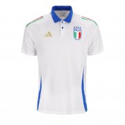 2024 Italy White Polo Shirt