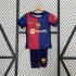 Kids Barcelona FC 24/25 Home Kit (Shirt+Shorts)