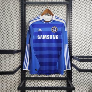 Chelsea 11/12 Home Retro Football Shirt - Long Sleeve